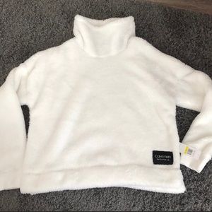 Calvin Klein fuzzy pullover
